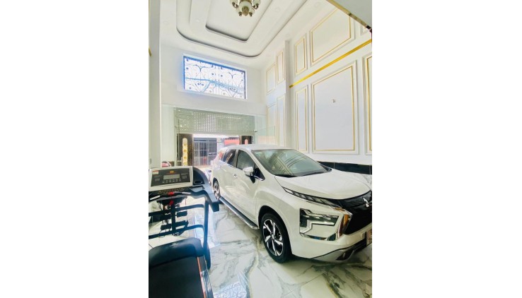 NHÀ 5 TẦNG ĐƯỜNG NHỰA 8M THÔNG - KHU VIP TRUNG MỸ TÂY - XE HƠI NGỦ TRONG NHÀ. giá 6,2 tỷ.