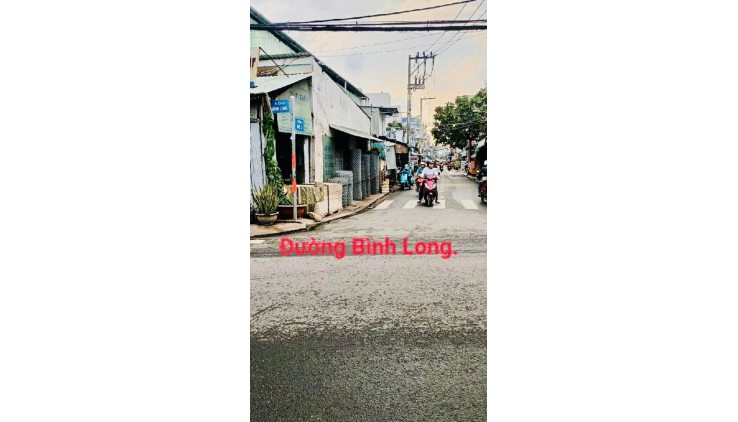 VỊ TRÍ KD ĐỈNH -GIÁP TÂN PHÚ NGAY NHÃ BA BÌNH LONG - 88M(4.3X20) - 3 TẦNG CHỈ 6.3 TỶ TL