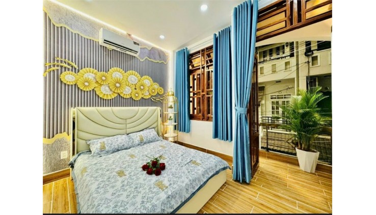 Nhà 4 Tầng Full Nội Thất, DT 4x12m. Hẻm 5m Phạm Văn Chiêu, P14, Gò Vấp.