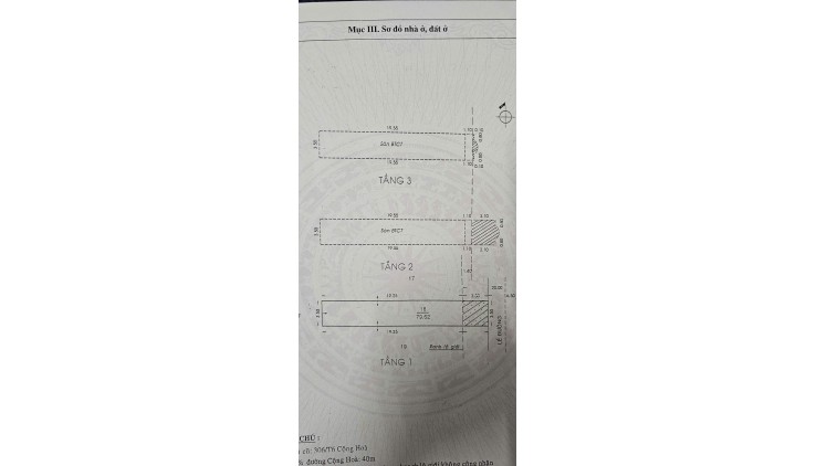 Bán nhà chính chủ đường Cộng Hòa, Tân Bình, Tp HCM, giá là 20 tỷ