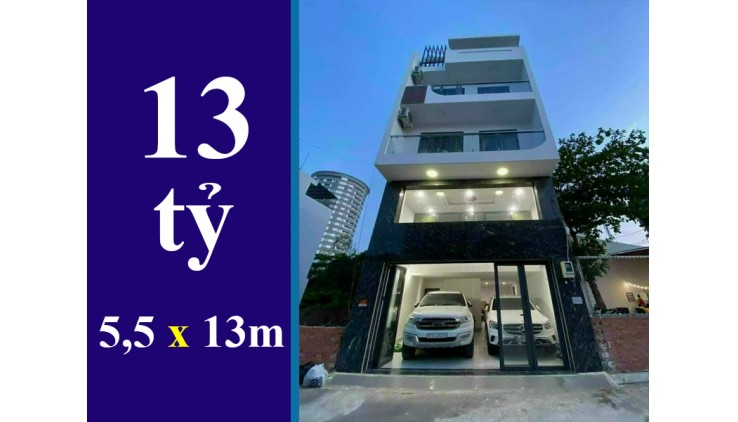 NHÀ HẺM 1365 HUỲNH TẤN PHÁT, PHÚ THUẬN, QUẬN 7. DT: 5,5 X 16M, 2 LẦU ST