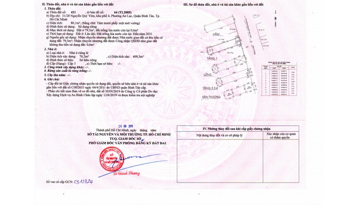 Bán nhà Đường Nguyễn Quý Yêm, Phường An Lạc, Quận Bình Tân, TP.HCM, Giá là 10,8 tỷ