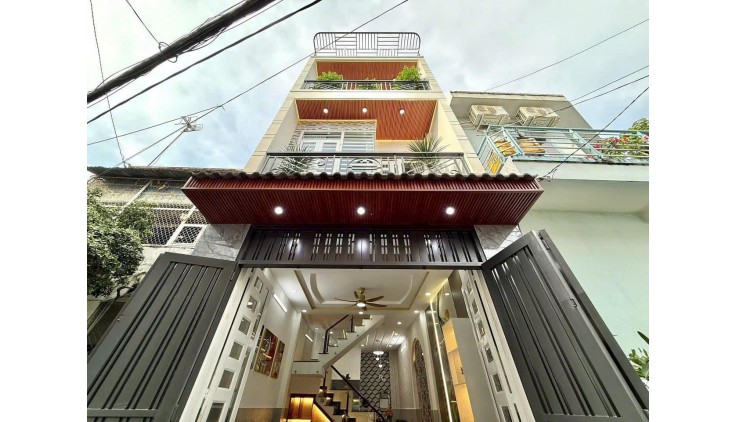 Nhà Hẻm Ô Tô, BTCT 4 Tầng, Quang Trung, Gò Vấp