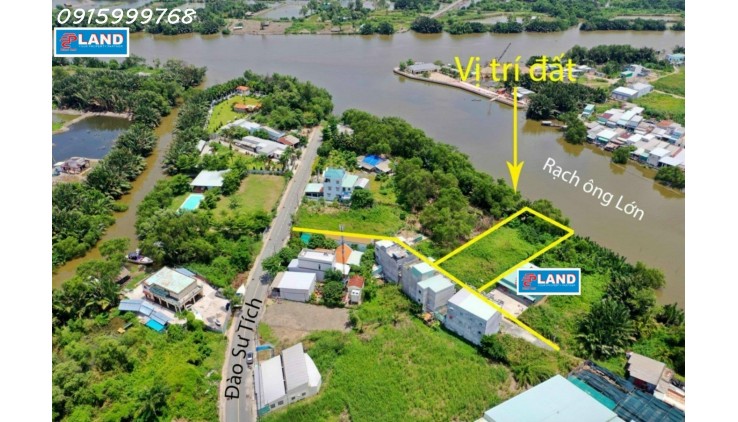 1000m2 Đất mặt tiền sông lớn ngay Phước Kiển,Nhà Bè, cách Q7,Q8 chỉ 5km, Giá cực rẻ