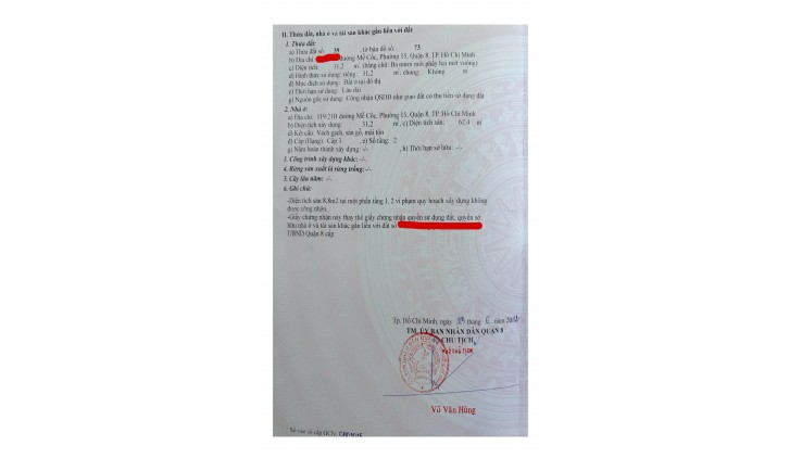 Chính Chủ Bán Căn Nhà Đường Mễ Cốc, Phường 15, Quận 8, TP Hồ Chí Minh