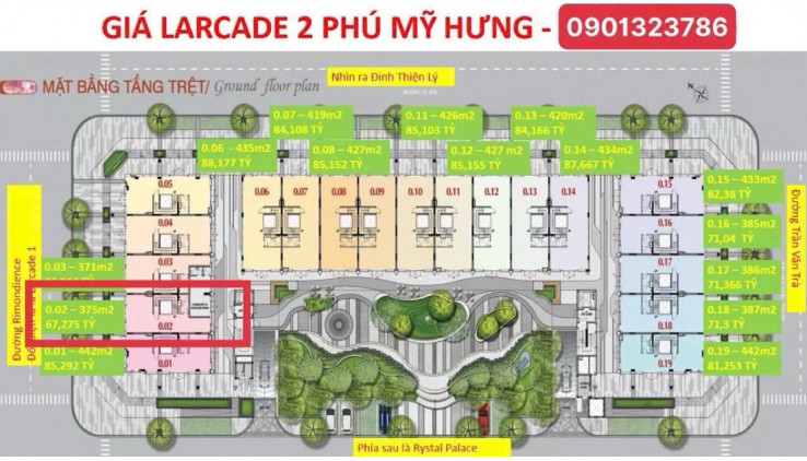 Căn L’Arcade 0.02 độc nhất Phú Mỹ Hưng – Đầu tư sinh lời, thanh toán chỉ 20%!