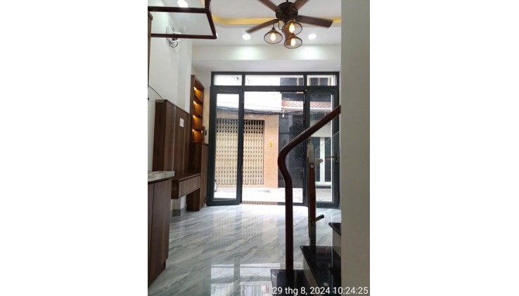 NHÀ 4 TẦNG BTCT - MỚI XÂY - HẺM XE HƠI THÔNG - GẦN MẶT TIỀN