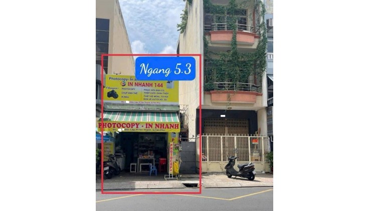 MTKD Độc Lập 5.3x17m (vuông vức). Gần Lũy Bán Bích