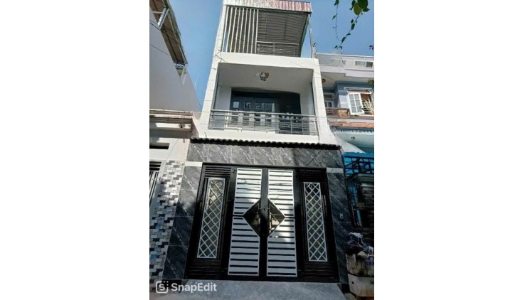 NHÀ BÁN HẺM XE HƠI THÔNG TỨ HƯỚNG- XE HƠI NGỦ TRONG NHÀ-  KHU DÂN TRÍ ,