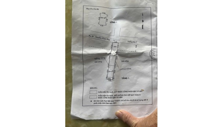 CHÍNH CHỦ GỬI BÁN NHÀ SỔ HỒNG HUỲNH THỊ HAI, TÂN CHÁNH HIỆP, QUẬN 12, HỒ CHÍ MINH