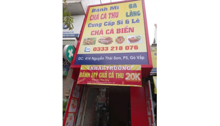 Do bận con nhỏ nên sang gấp mặt bằng đường lớn Nguyễn Thái Sơn