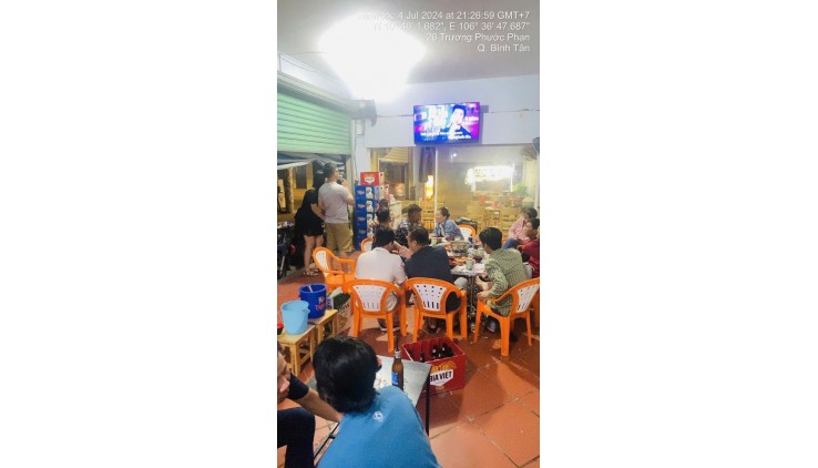 SANG NHƯỢNG NHANH QUÁN CAFE NHẬU Góc 2 Mặt Tiền Tại Trương Phước Phan,