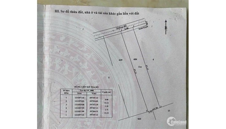 ĐẤT chính chủ Cần Bán nhanh lô đất vị trí đẹp tại xã Bình Mỹ, huyện Củ Chi, TPHCM
