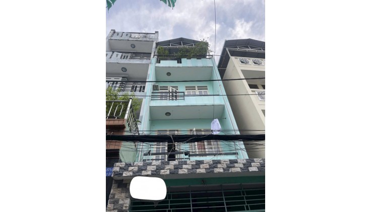 Bán nhà Quang Trung- gv, ngay Emart 2, 4 Tầng (4*14.3m), xe hơi ngủ trong nhà, đủ tiện ích, 6.25T TL