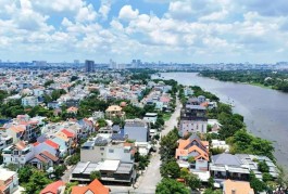 BIỆT THỰ 8 X 20M - KHU VEN SÔNG SG - HBC,THỦ ĐỨC - 3 TẦNG - ĐƯỜNG 10M THÔNG