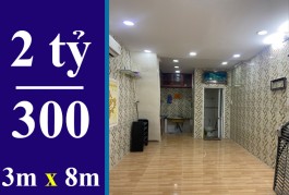 BÁN NHÀ HẺM 264 LÊ VĂN LƯƠNG QUẬN 7. DT: 3 X 8M, 1 LẦU, 2PN. GIÁ 2 TỶ 300