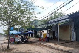 Cho thuê nhà đất MT đường Trần Văn Giàu xã Phạm Văn Hai. Bình Chánh 6.55 x50m, giá 14tr/tháng