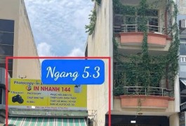MTKD Độc Lập 5.3x17m (vuông vức). Gần Lũy Bán Bích