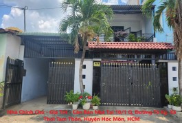 Nhà Chính Chủ - Giá Tốt - Cần Bán Nhà Tại 10/1 Q, Đường Tô Ký, Xã Thới Tam Thôn, Huyện Hóc Môn, HCM