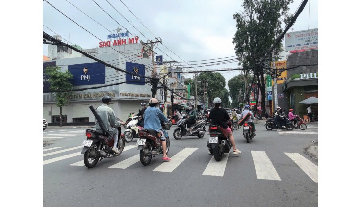 Nhà mặt tiền NGỘP 102m2 Lê Văn Thọ ngang 5.1m 4 lầu KD đa ngành gần CV 12 tỷ.