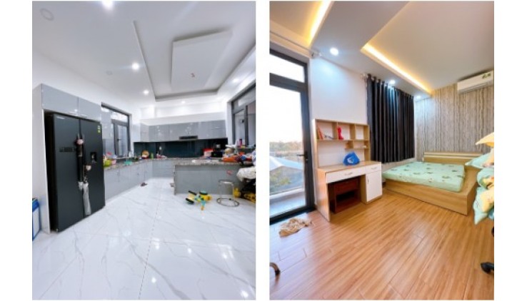 Nhà ngang khủng 9x10.5, diện tích sàn 199m2, mặt tiền đường 6m, Huỳnh Tấn Phát, Nhà Bè, sổ riêng, chỉ 5.2 tỉ
