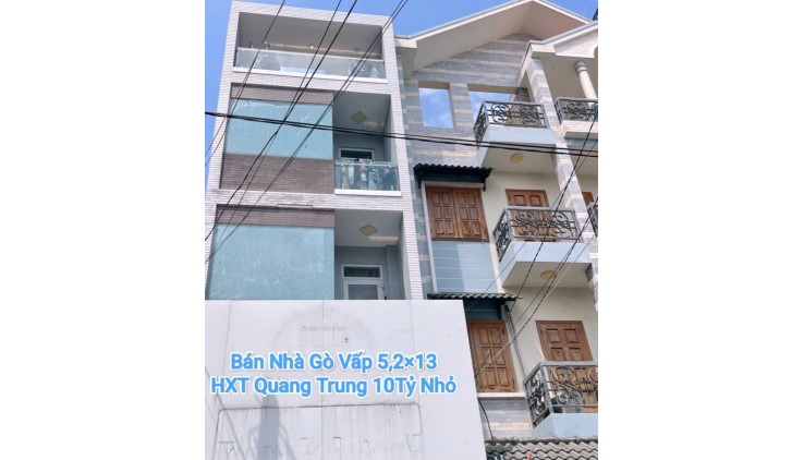 Bán Nhà MBKD 4,2×17 Quang Trung Gò Vấp 10 Tỷ Nhỏ