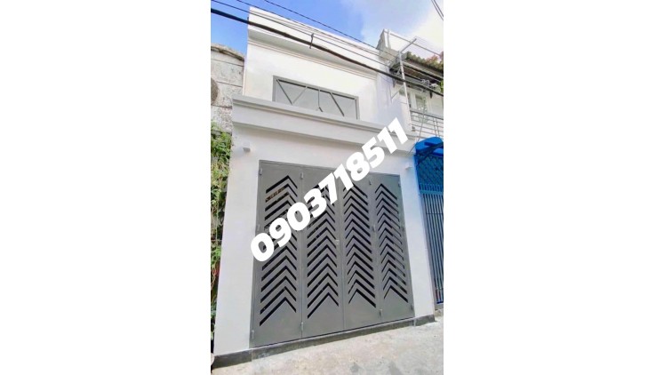 NHÀ 2 TẦNG ĐẸP - HẺM XE HƠI THÔNG - NGAY CHỢ HIỆP THÀNH.