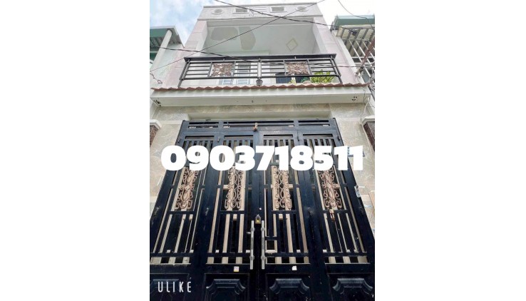 NHÀ 1 SẸC LÊ VĂN QUỚI BÌNH TÂN - HẺM NHỰA 10M KD ĐỈNH - 56M2. 2 TẦNG KIÊN CỐ.