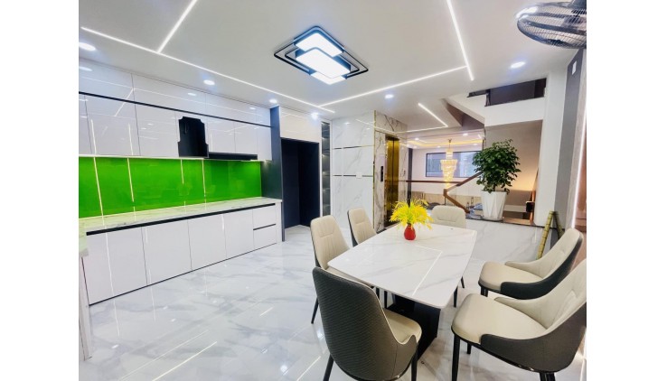 NHÀ 5 TẦNG TK SANG TRỌNG HIỆN ĐẠI HẺM NHỰA 7M - LÊ VĂN QUỚI - 5 Lầu - THANG MÁY.