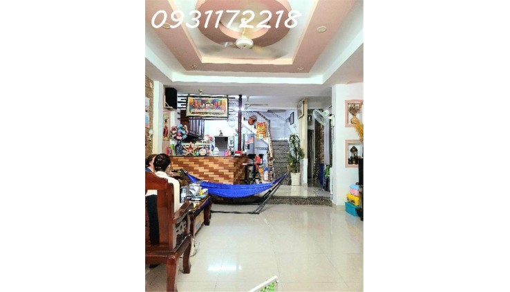 Nhà  hẻm 159 Dạ Nam 5x18 nở hậu 3 tầng sổ riêng chỉ 9 tỷ 2