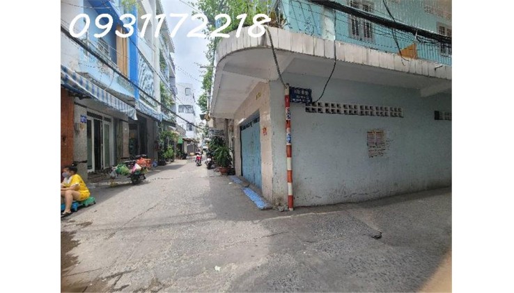 Nhà  hẻm 159 Dạ Nam 5x18 nở hậu 3 tầng sổ riêng chỉ 9 tỷ 2