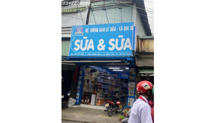 Chính chủ bán nhà mặt tiền đường gò xoài, phường BHH A, Bình Tân.Vị trí ngay chợ sầm uất buôn bán từ sáng sớm đến 11 đêm.