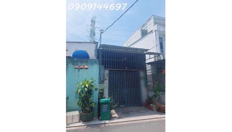 Nhà 1,5 tầng 1 sẹc đường HUỲNH THỊ HAI, phường TÂN CHÁNH HIỆP, Q12, dt 123m2 (4mx31m) Hẻm 6m Giá 5,2Tỷ