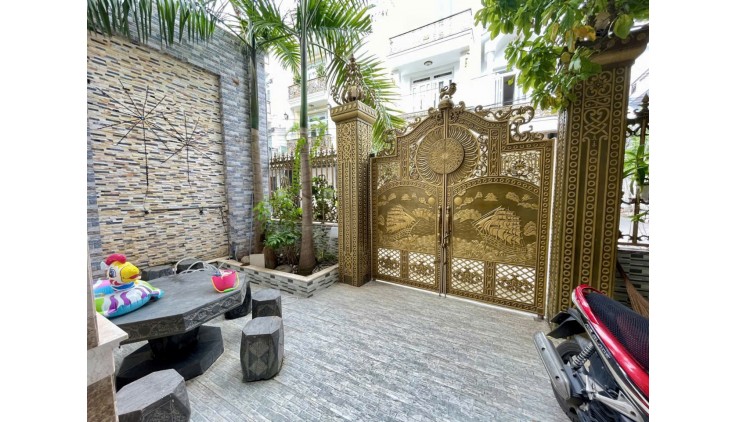 Bán Gấp Biệt Thự góc 2 mặt tiền Đ số 15 BHH hẻm 8m thông 100m2 ,4 Tầng đúc BTCT Nhỉnh 12 tỷ
