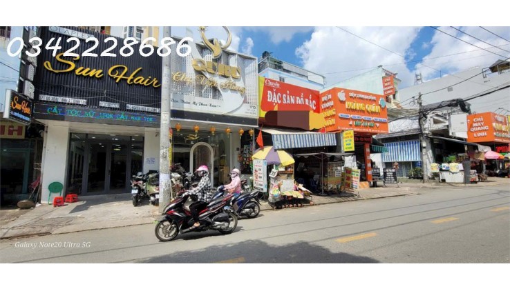 Bán nhà trước mặt đường gò xoài, sắm sửa đông đúc đến 11 đêm,4 tầng lầ, nở hậu L