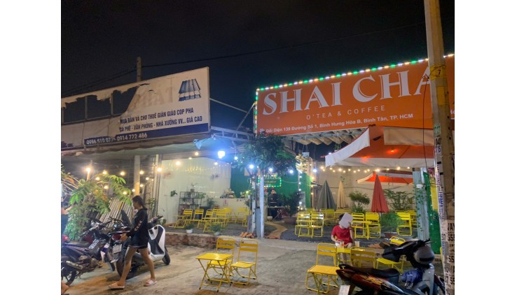 Bình Tân ! Quán Cafe Đẹp Lắm ! MB thuê chỉ 11 tr, DT : 14m x 18m, Tel : 0559203250 ( chính chủ )