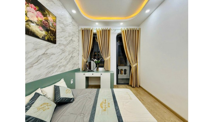 Bán nhà Tân Bình- Huỳnh Văn Nghệ, hẻm ô tô, 3.05*16m, 4 tầng, sân thượng trước sau, 5.35t