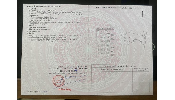 Chính Chủ Cho Thuê Lô Đất Kinh Doanh Phường Trường Thạnh, TP Thủ Đức , TP.HCM