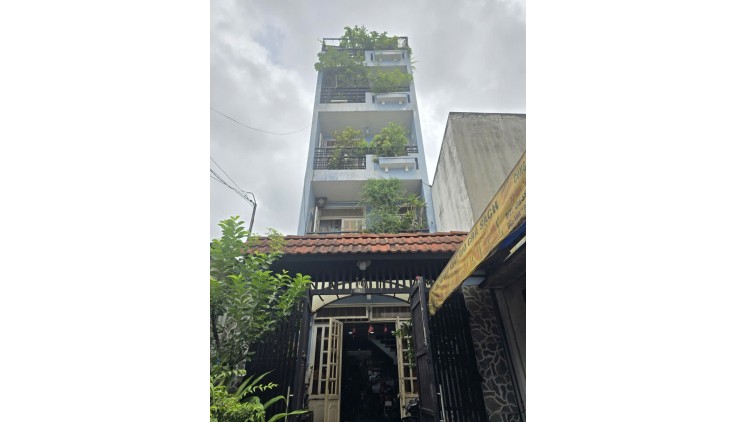 Bán nhà mặt tiền Đông Hưng Thuận 98m2(4.1m*24m), ô tô đổ cửa,  4 Tầng, cách Tr.Chinh 150m, 6.75 t