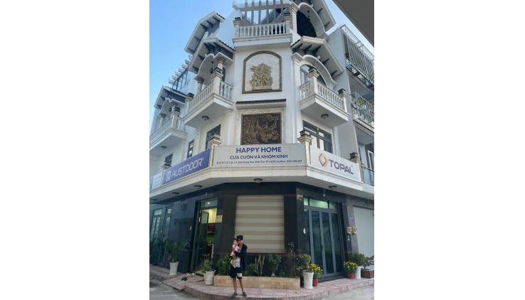 Cho thuê nhà 04 tầng tại Bình Hưng Hòa B, quận Bình Tân.