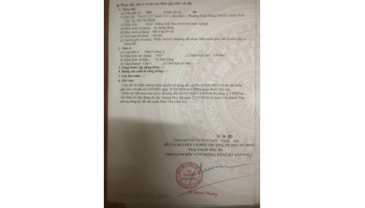 Cho thuê nhà 04 tầng tại Bình Hưng Hòa B, quận Bình Tân.