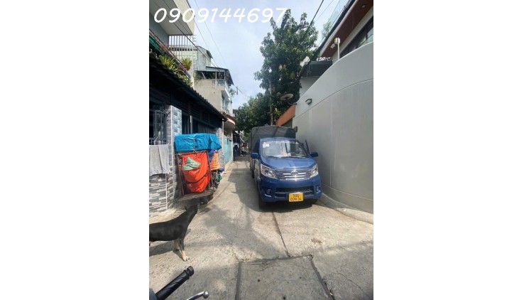 Nhà 2 tầng NGUYỄN THỊ KIỂU, phường TÂN THỚI HIỆP, Q12, dt 93,2m2 (5mx18,7m). Hẻm ôtô. Giá 4,8Tỷ