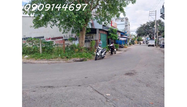 Lô góc 2 mặt tiền đường TÂN THỚI NHẤT02, phường TTN, Q12, dt 66,5m2 (4m/8mx15m) Giá 4,8tỷ