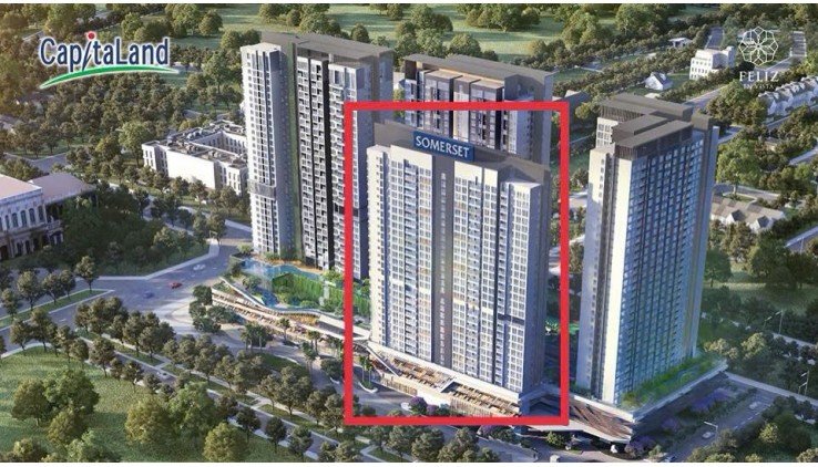 Bán căn hộ Dự án Căn hộ Somerset FelizenVista, Đồng Văn Cống, Quận 2 .