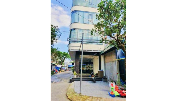 Tòa Nhà Vp Lô góc 5 tầng đường Bùi Văn Ngữ, phường HT, Q12, dt 85m2 (4,3mx20m). Đường 8m. Giá 9,5Tỷ