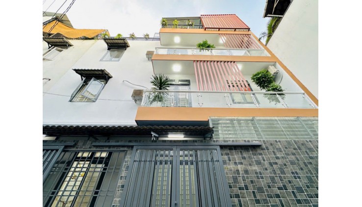 Bán nhà Gò vấp- Phạm Văn Chiều , ngang 11m , 1 trệt 2 lậu, sân thượng,  4pn, 1. thờ, 5.9TL