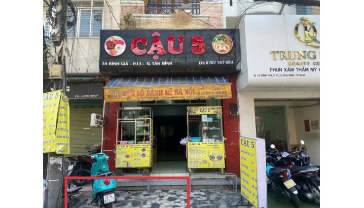 Share 1/2 mặt bằng Mặt tiền Bình Giã, Tân Bình