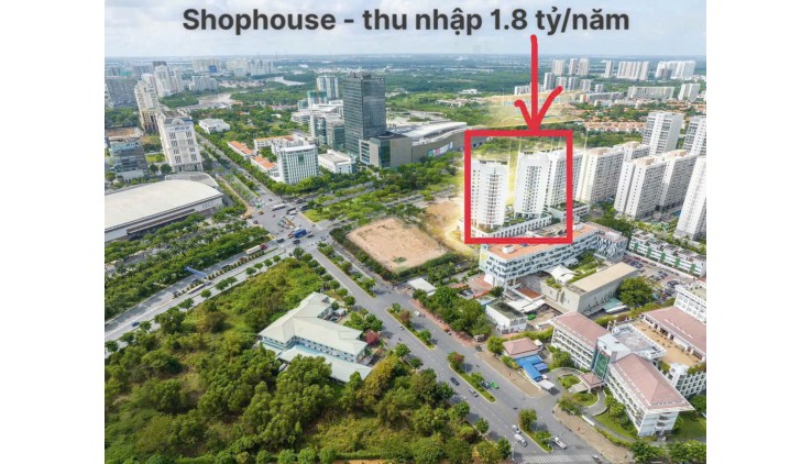 BÁN SHOP GÓC MẶT TIỀN ĐƯỜNG LỚN SẦM UẤT TẠI KHU ĐÔ THỊ PHÚ MỸ HƯNG