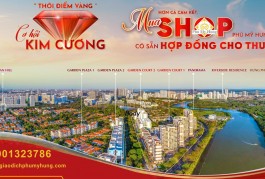 BÁN Shophouse Phú Mỹ Hưng có sẵn hợp đồng thuê dài hạn - trả góp 0%ls - Giá cực hấp dẫn.