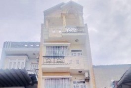 GẦN CHỢ GÒ XOÀI - HẺM 6M - 4 TẦNG BTCT - 96M - NGANG 4.3 NỞ HẬU CHỈ 5.25 TỶ